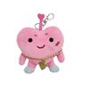 Portachiavi Bambola Ciondolo Pipi Peluche Cuore