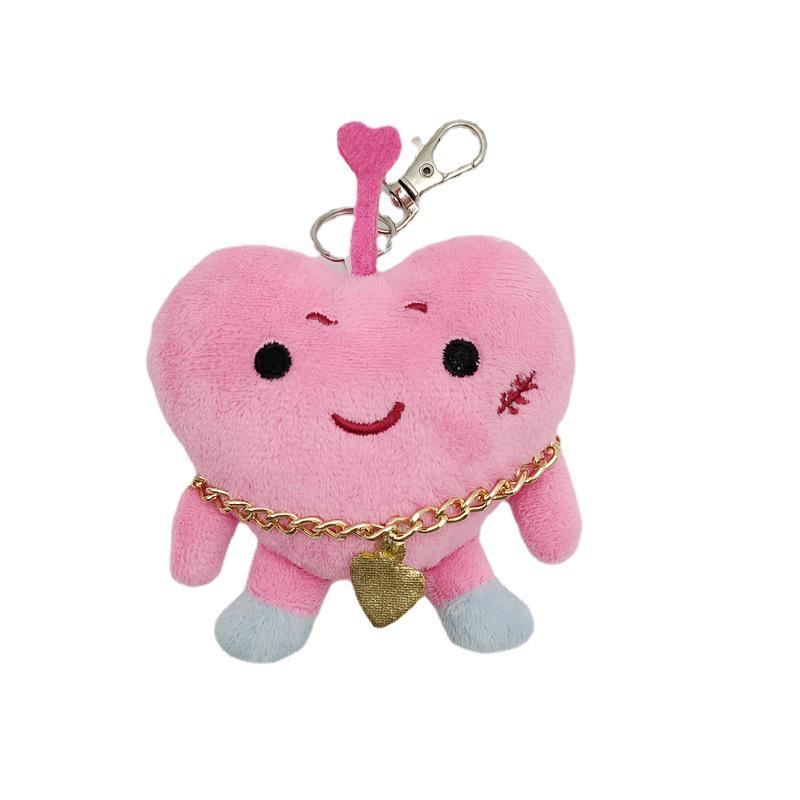 Portachiavi Bambola Ciondolo Pipi Peluche Cuore