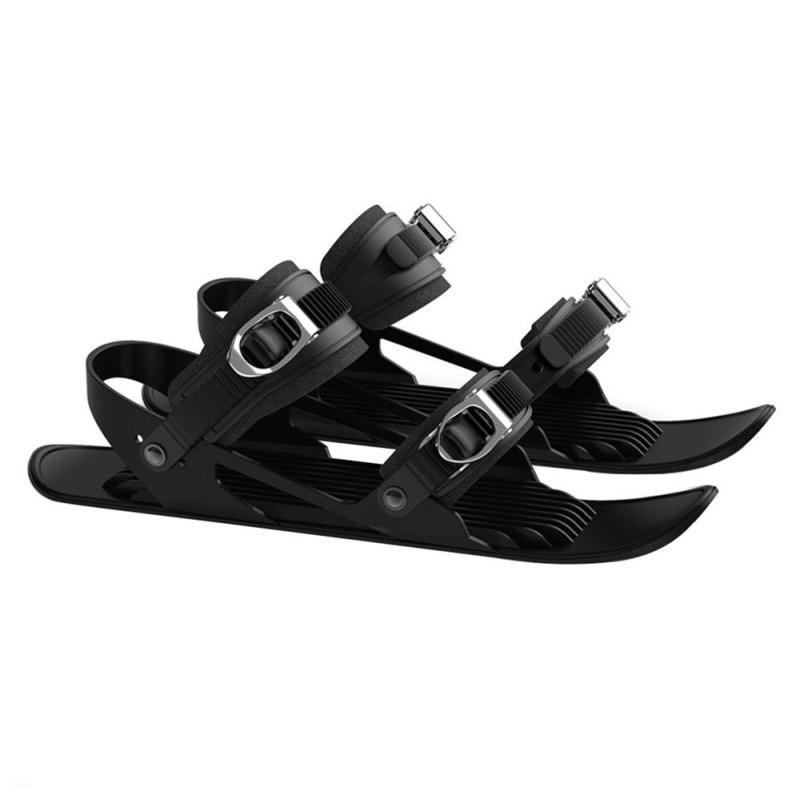 Mini Korte Skischaatsen voor Sneeuw, Verstelbare Korte Sneeuwschaatsen Snowblades Skiboard Ski's voor Winterschoenen, Outdoor Skiën Mini Skischaatsen Skischoenen voor