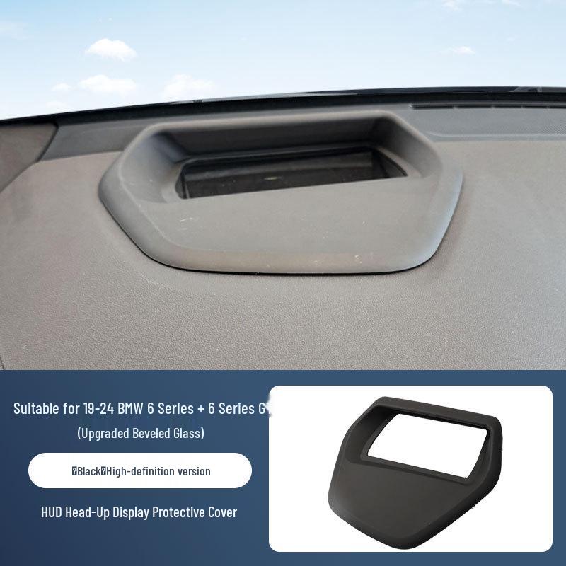 

BMW 6 Series (2019-2024) GT HUD Display Protective Cover - Scratch-Resistant Glass Upgrade. чёрный