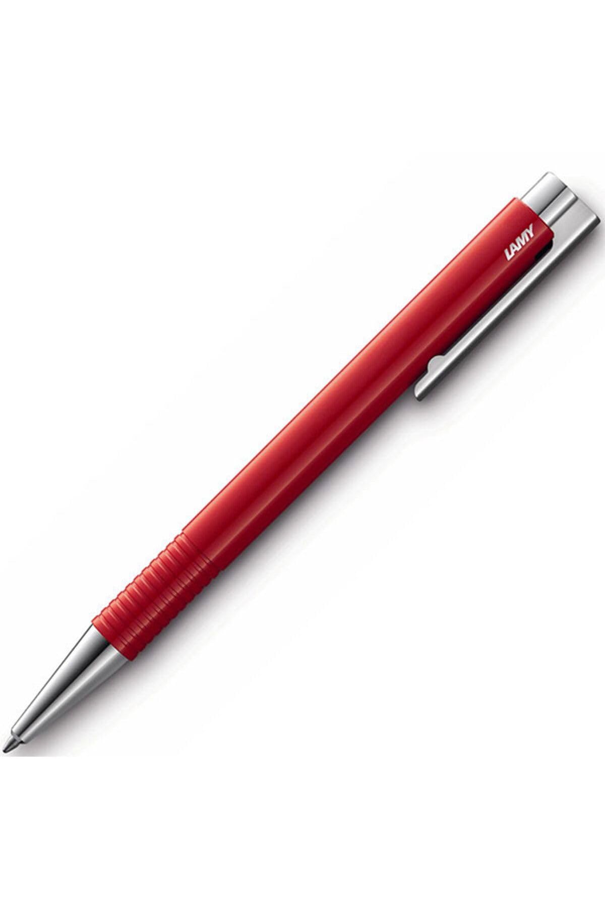 

LAMY logo red Ballpoint pen in an elegant and sturdy plastic case Line width M Includes a LAMY M 16 M+ - - - high-capacity refill, (black)