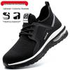 Longchan Men's Steel Toe Anti-Puncture Safety Shoes