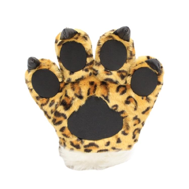 Leopard Costume Accessories Set Leopard Ear Headband,Tail Halloween Cosplay Prop