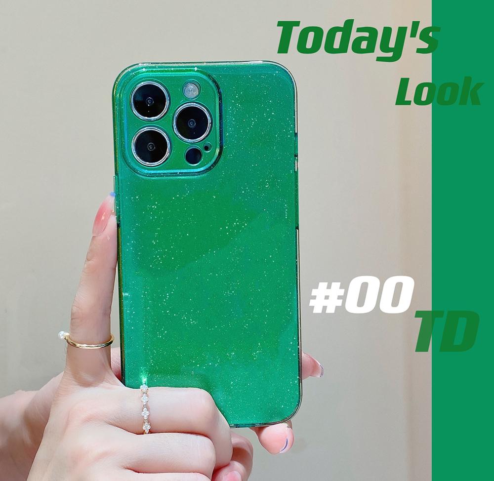 Glitzer Candy Farbe Mode stoßfeste Handyhülle für iPhone 11 12 13 14 Pro Xs Max X Xr 7 8 Plus Luxus Bling Soft Back Cover