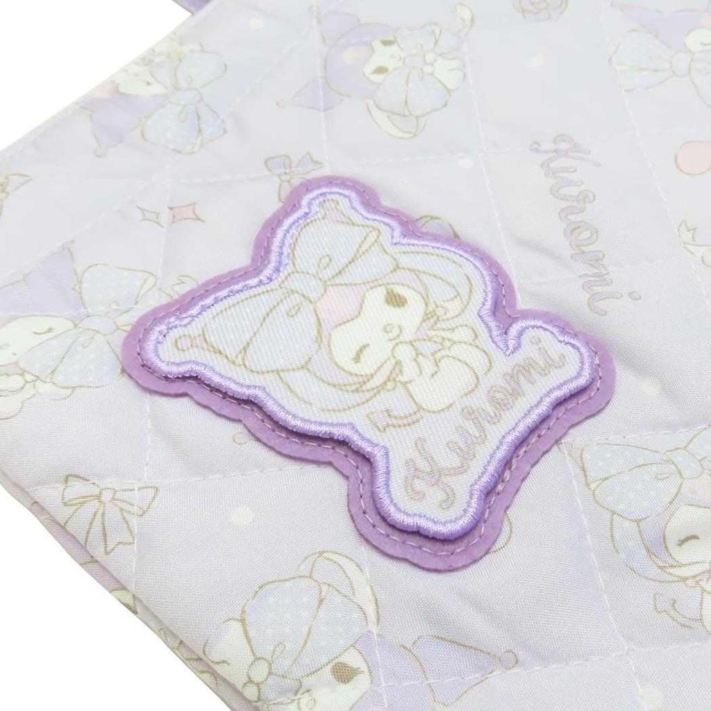 Takanami Create Quilted Shoe Case, Kuromi Purple [130508] Perfect for kindergarten, school, and extracurricular activities