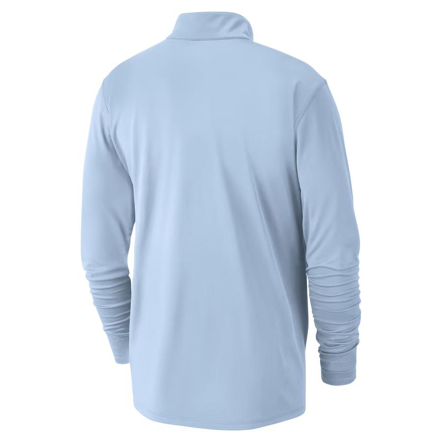 Nike X NBA Washington Wizards 24-25 Sezóna Módní Jednoduchá Mikina Přes Hlavu s Dlouhým Rukávem Pánská mikina Světle Modrá HF3932-407