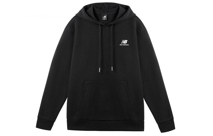 New Balance Sweatshirts Men s Black Hooded Moderate Regular AMT11308-BK S