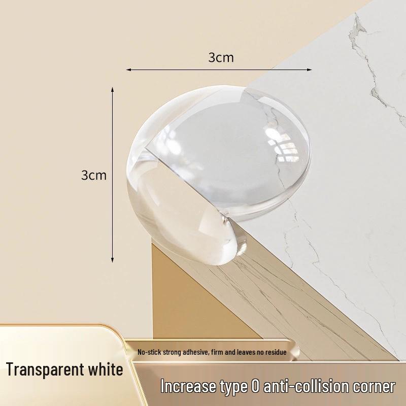 Самоклеящиеся силиконовые амортизирующие бесшумные накладки - Прозрачные антиколлизионные сферы для ручек дверцы шкафа