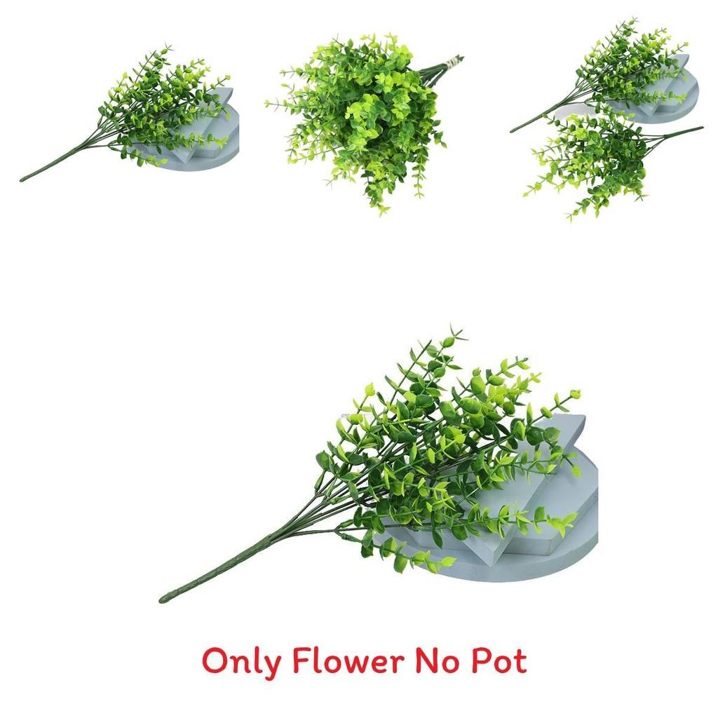 Eucalyptus Globulus Plastic Leaf Bouquet For Hotel And House Interior Decoration