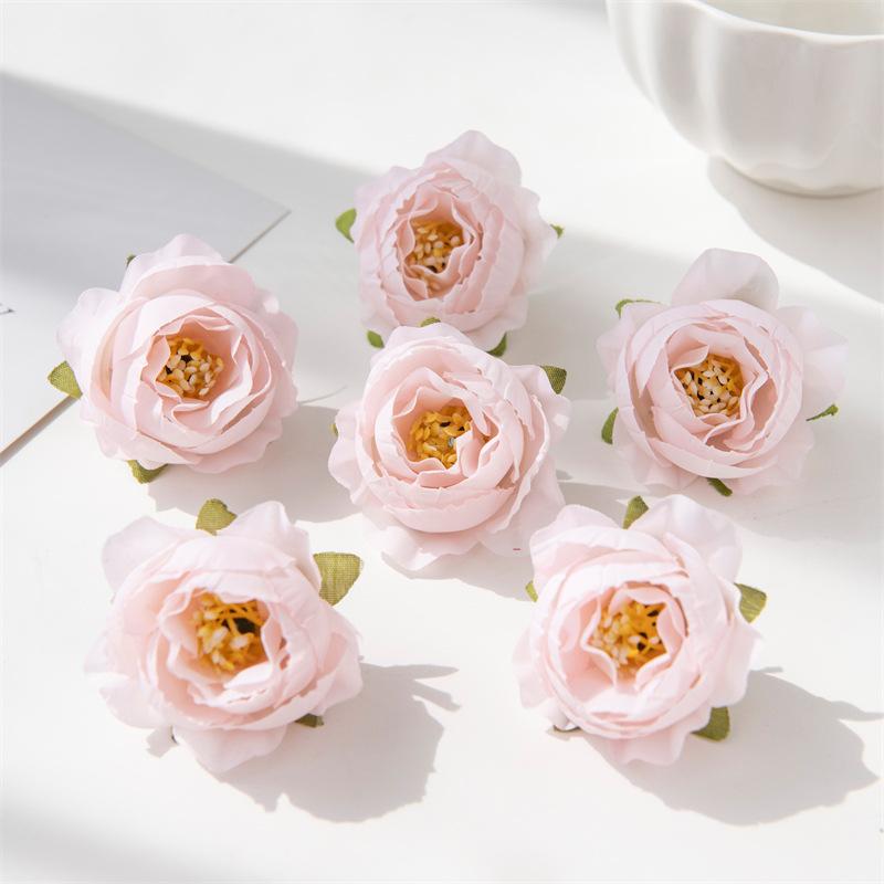 Fiori di Rosa Artificiali Fatti a Mano Materiale per Ghirlande Fai da Te Stile Ins Floreale Vintage Tea Decorazione Matrimonio Fiori Finti Oggetti di Scena per Foto Fiori Finti