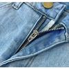 Women's High-Waisted Blue Micro-Flared Jeans for Spring & Autumn 2025