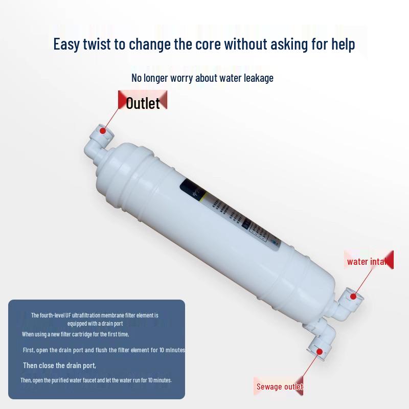 Universal 5-Stage Quick Connect Water Purifier Cartridge - Korean Style PP Cotton Ultrafiltration