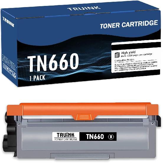 TN660 Toner Cartridge Replacement for Brother TN660 TN-660 High Yield Toner Compatible with Brother HL-L2300D HL-L2305W MFC-L2680W MFC-L2700DW