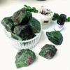 Natural Ruby Zoisite Raw Stones Reiki Healing Crystal Red Green Treasure Gem Aromatherapy Stone Diffuser Meditation For Gift