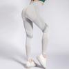 High Waist Mesh Stripe Yoga Pants - Quick-Dry Tummy Control for Women