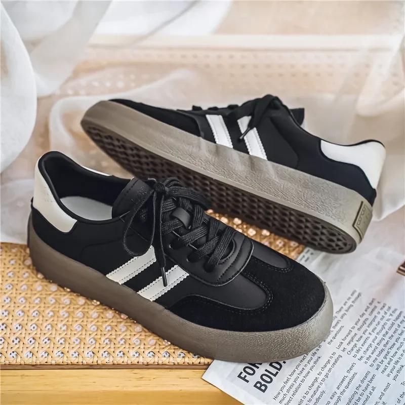 Men's Trendy Popular Leisure Shoes Versatile Soft Leather for Men Sneakers Man Low-top