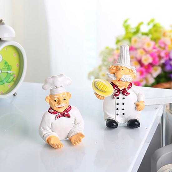2Pcs Plug Holders Convenient Cartoon Chef Eco-friendly Punch-Free Easy To Use Wire Storage Resin Power Line Storage Shelves Home Accessories