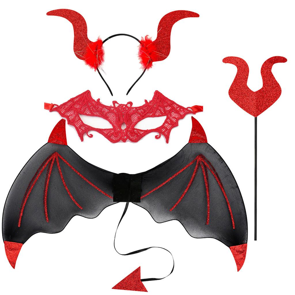 Набор рогов дьявола для Хэллоуина, косплея и тематических мероприятий Set1