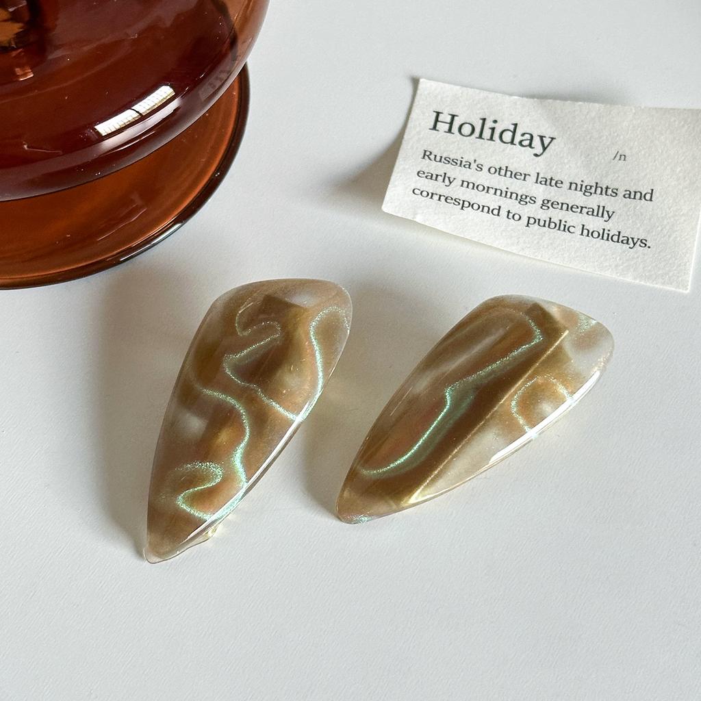 Minimalist Hair Elegant Clips Offering Vintage Style In Multiple Colors Geometric