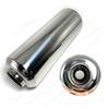 Performance Exhaust Resonator 63mm Inlet Outlet Muffler 304 Stainless Steel Spiral Surface Exhaust System DIY Car Accessories