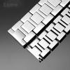 For Cartier Tank Solo Ronde Series Steel Watch Strap Watchchain W5200014 Men's and Women's Flat Interface Watch Band 16-23mm