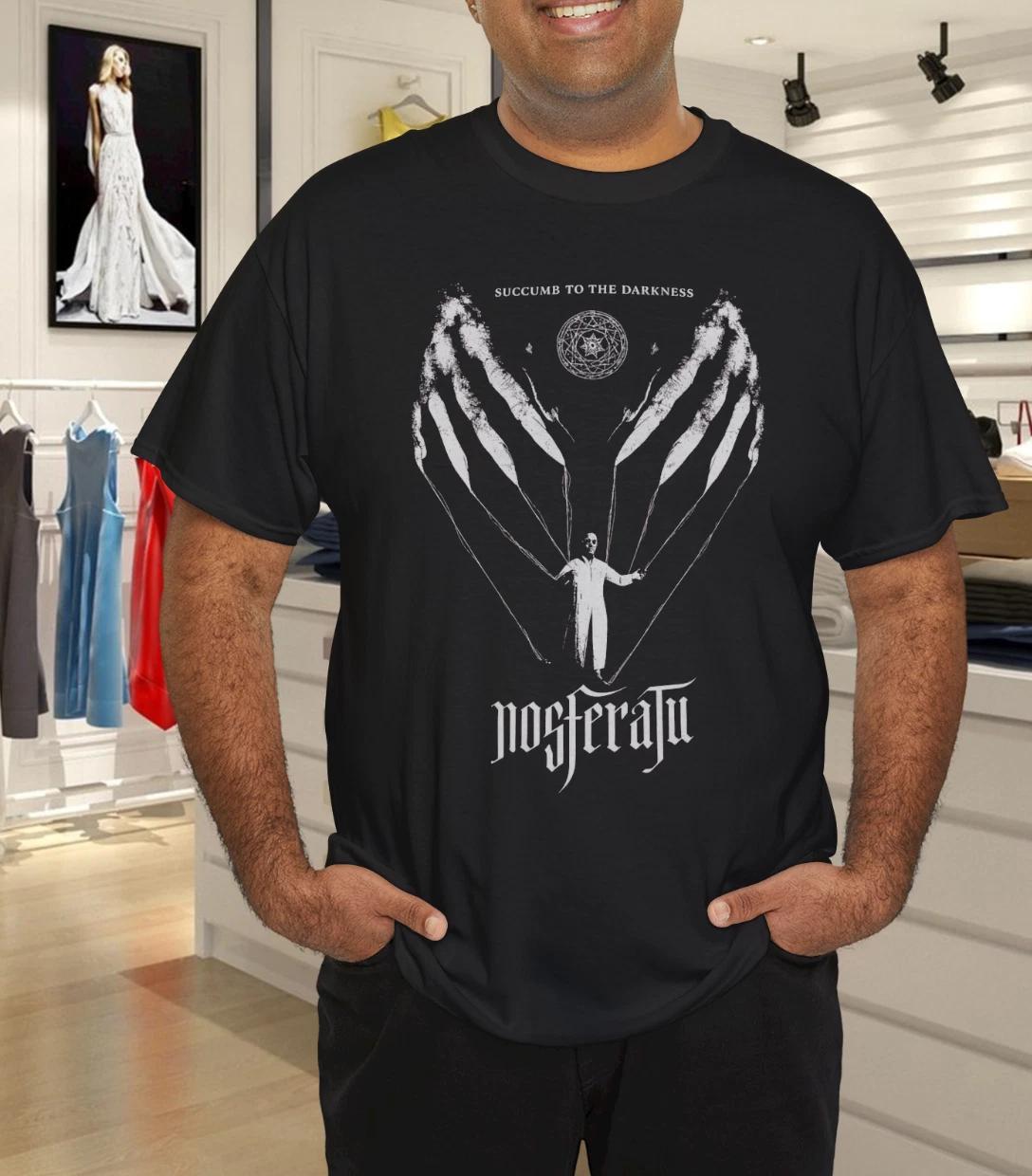 

Nosferatu Succumb To The Darkness Gothic Horror Vampire Graphic T-Shirt S