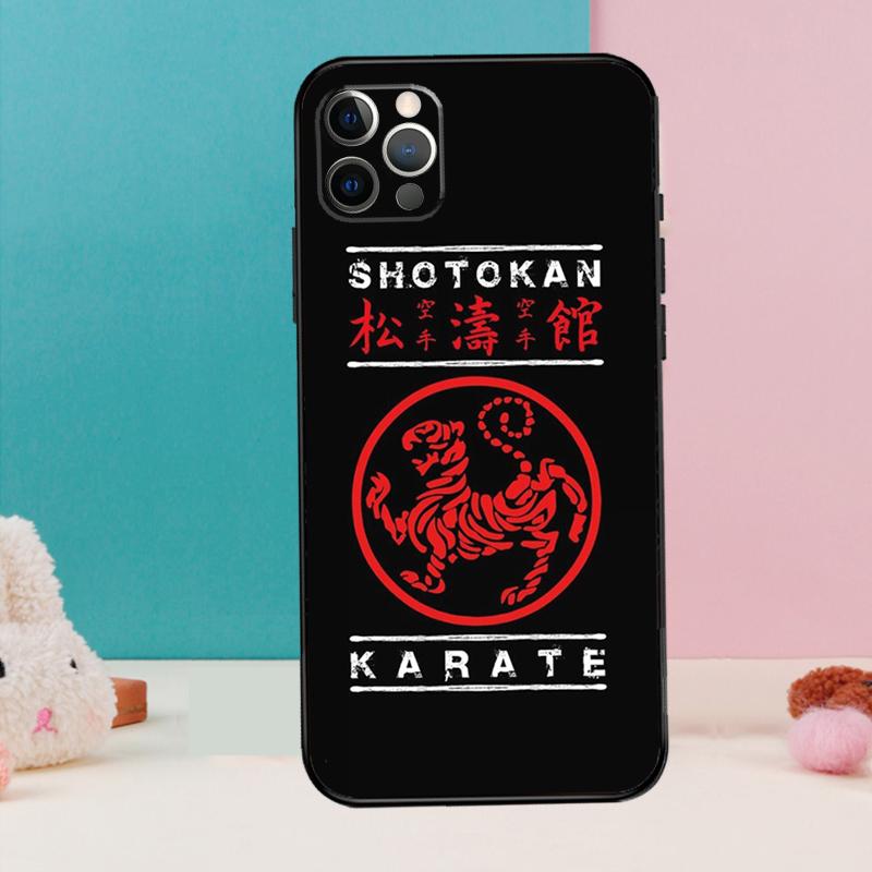 Shotokan Karate Symbol Phone Case For iPhone 16 15 14 12 11 13 Pro Max 12 13 mini XR 15 16 Plus 16e Cover Coque