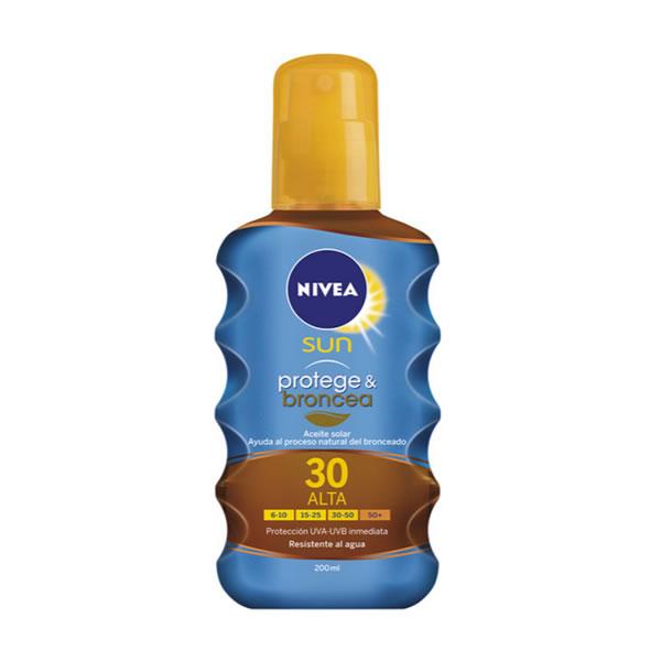 

Nivea Sun Protect And Bronze Tan Activating Protecting Oil Spf30 200мл