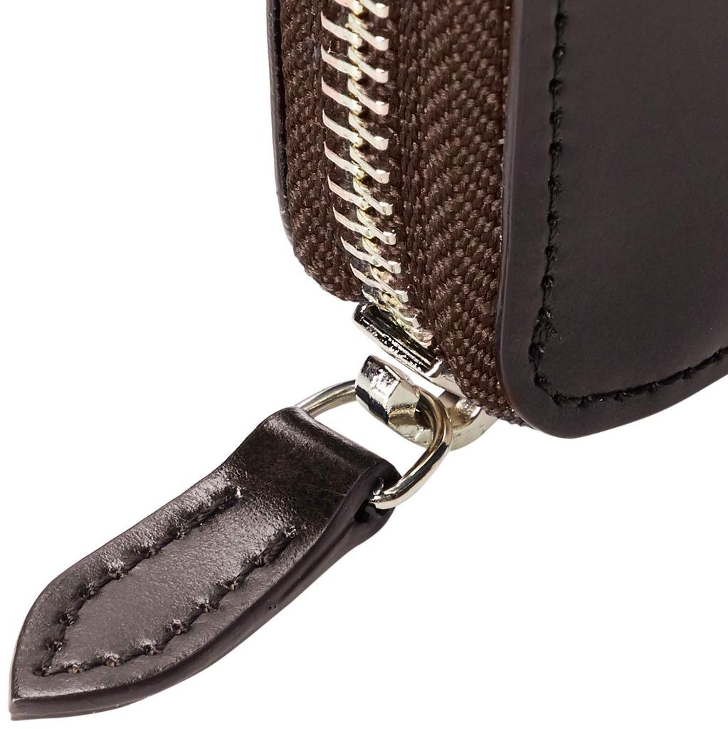 Long Made In Cordovan Dark Brown [Mikado] Men's Wallet, Zippered, Japan, Leather,