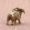 Antique Antique Bronze Ornaments Solid Bronze Goat Ornaments Brass Tea Pet Pencil Holder Pressed Paper Table Top Copper Collecti