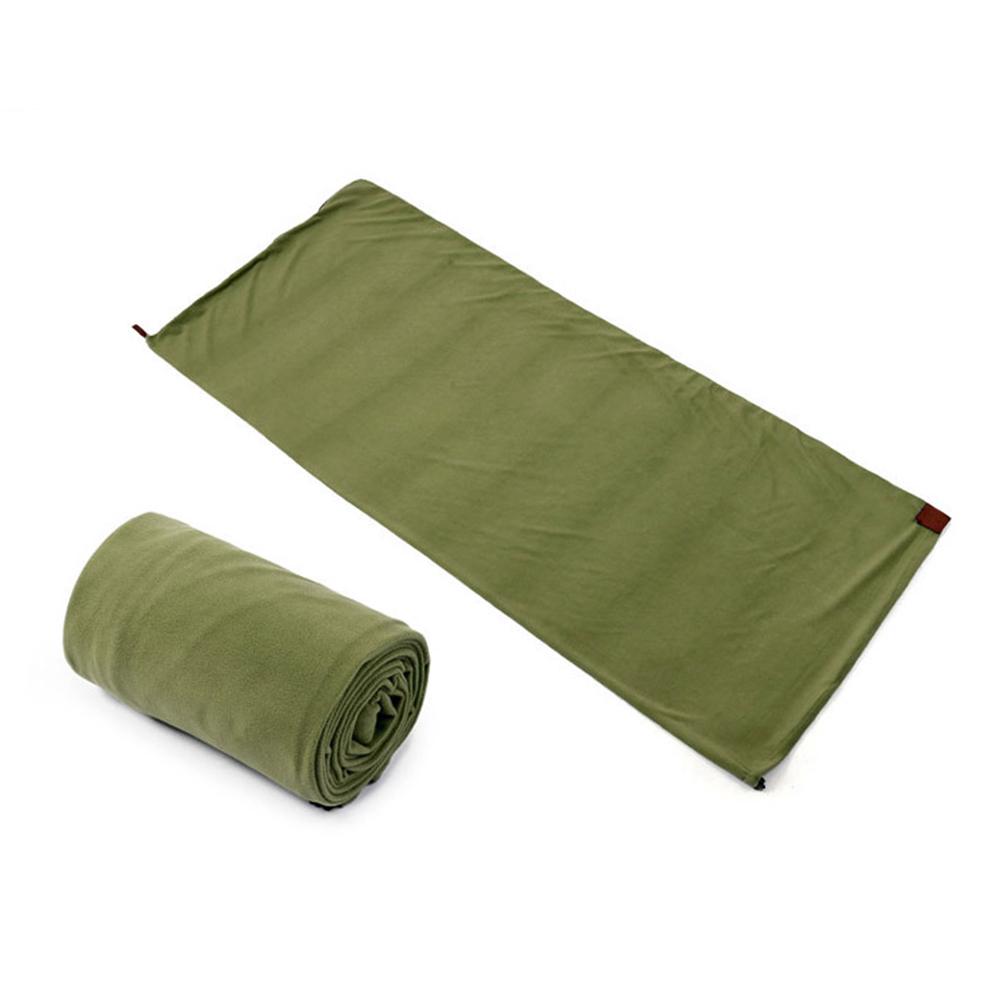 Portable Ultra-light Polar Fleece Sleeping Bag Outdoor Camping Tent Bed Travel Warm Sleeping Bag Liner Camping Sport Accessories
