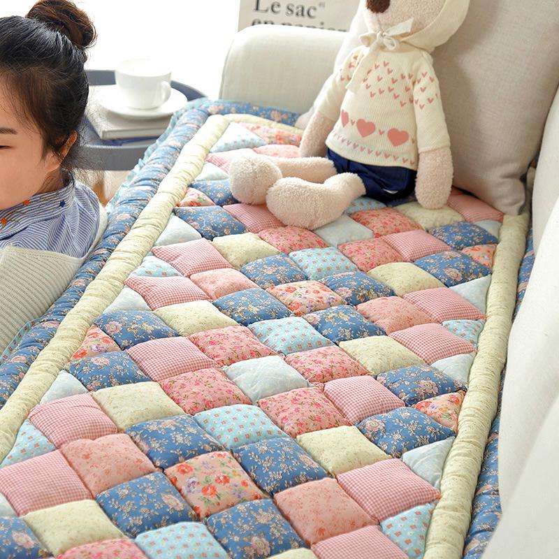 New Cotton Sofa Cushion Universal for All Seasons Thickening Sofa Cover Living Room Home Decoration Pastoral Style Sofa Cushion