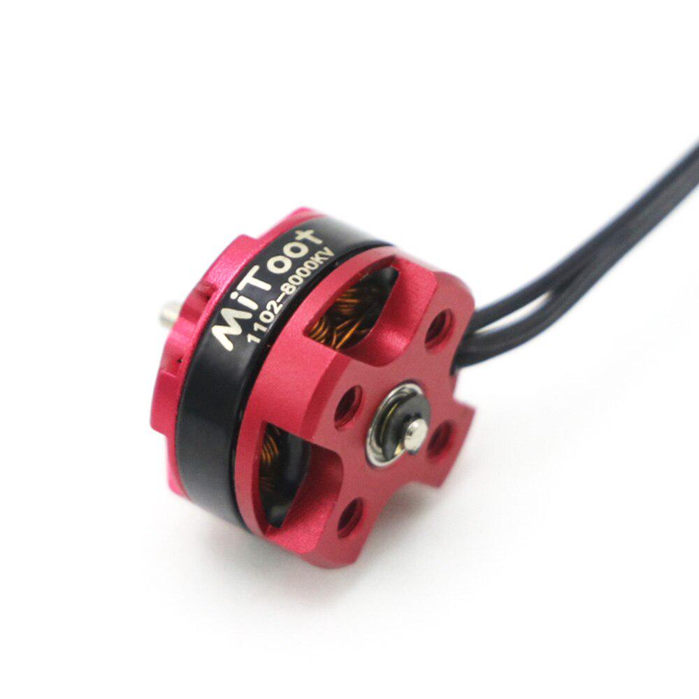 4pcs/lot RC Motor 1102 7500KV 8000KV 10000KV 1-3S Brushless Motor for 50-90mm Micro FPV Racing Drone