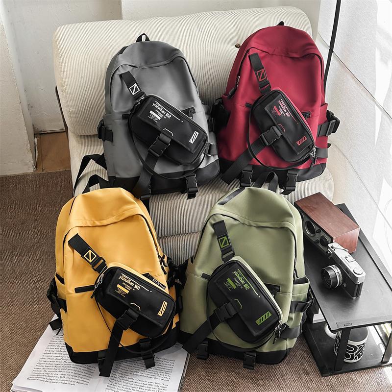 Großes Fassungsvermögen Schülerrucksack Unisex Rucksack Leichter Wasserdichter Rucksack