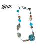 Choker Necklace Vintage Beaded with Colorful Stones Friendly To Stone