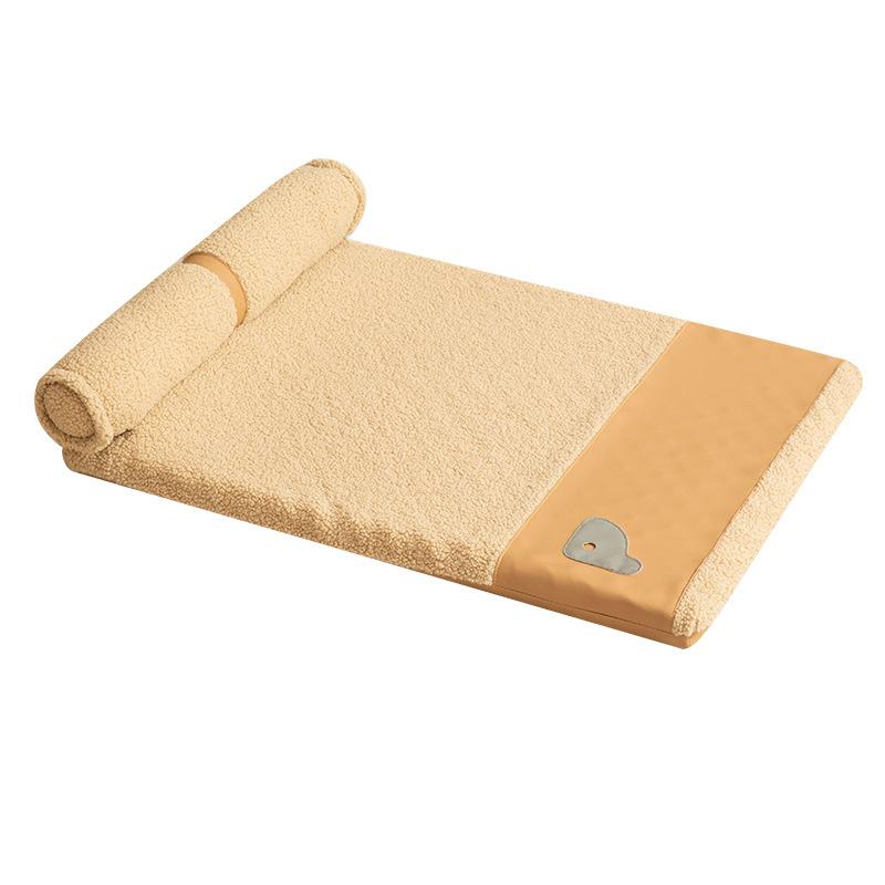 Large Dog Bed Thick Warm Removable Washable Four Seasons Pet Mat Extra Soft Cozy Sleeping Cushion For Big Dogs Home Bedroom Sofa