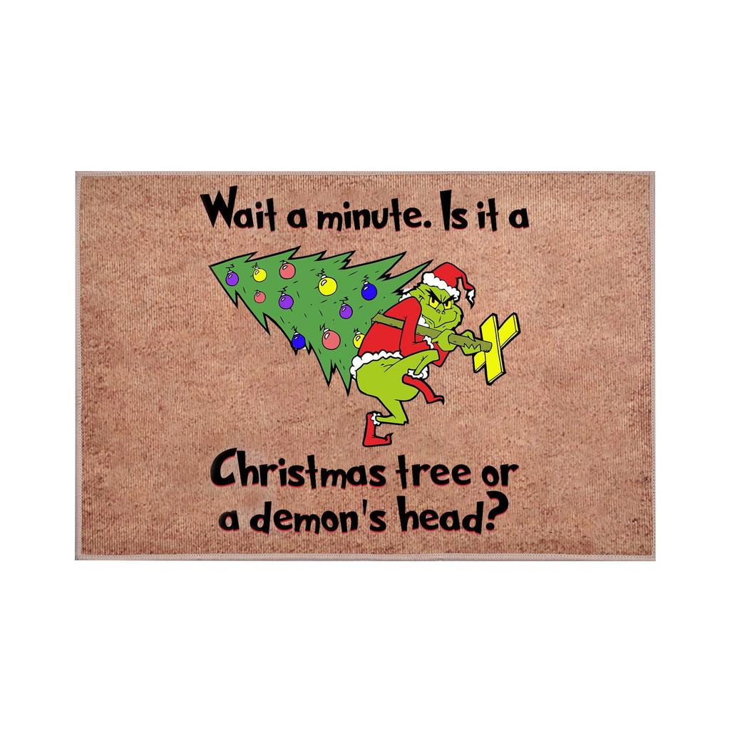 Bem-vindo ao Natal, capacho, tapete de cozinha, quarto, tapete de sala de estar, tapete de chão, capacho de porta interno