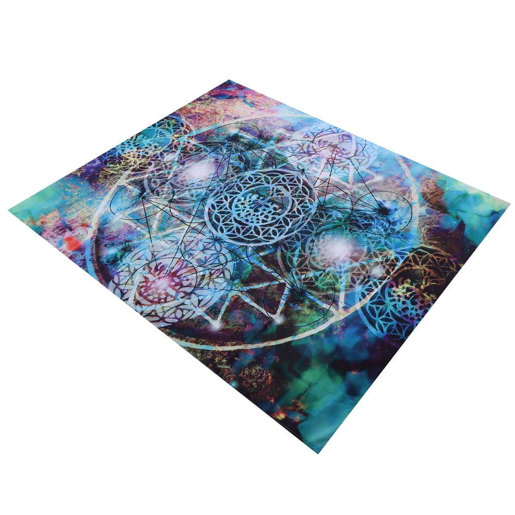 Polyester Tapestry Abstract Geometry Pattern Wall Hanging Blanket Art Home Decoration150x130cm