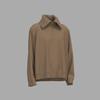 Saikiatiseuteu High-Neck Half Lily Zip-Up Knit (Beige)