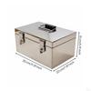 Portable Lockbox Sturdy Construction Box Deposit Opening Money Organizer for Small Business Owners,