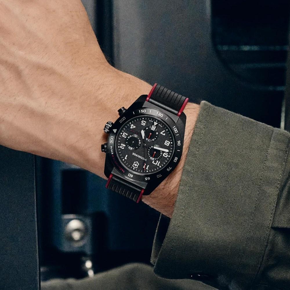 Victorinox Swiss Army Chronograph Watch 242051 Black 5-Year Warranty
