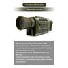 1080P Portable Night-Visions Device Day Night Use Photo Taking Video Recording 4X Digital Zoom Monocular Scope 5MP 8MP 12MP Photo Resolution 7 Levels