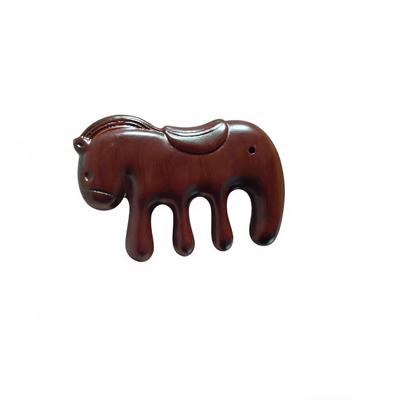 A-Grade Sandalwood Five-Tooth Scalp Massage Comb