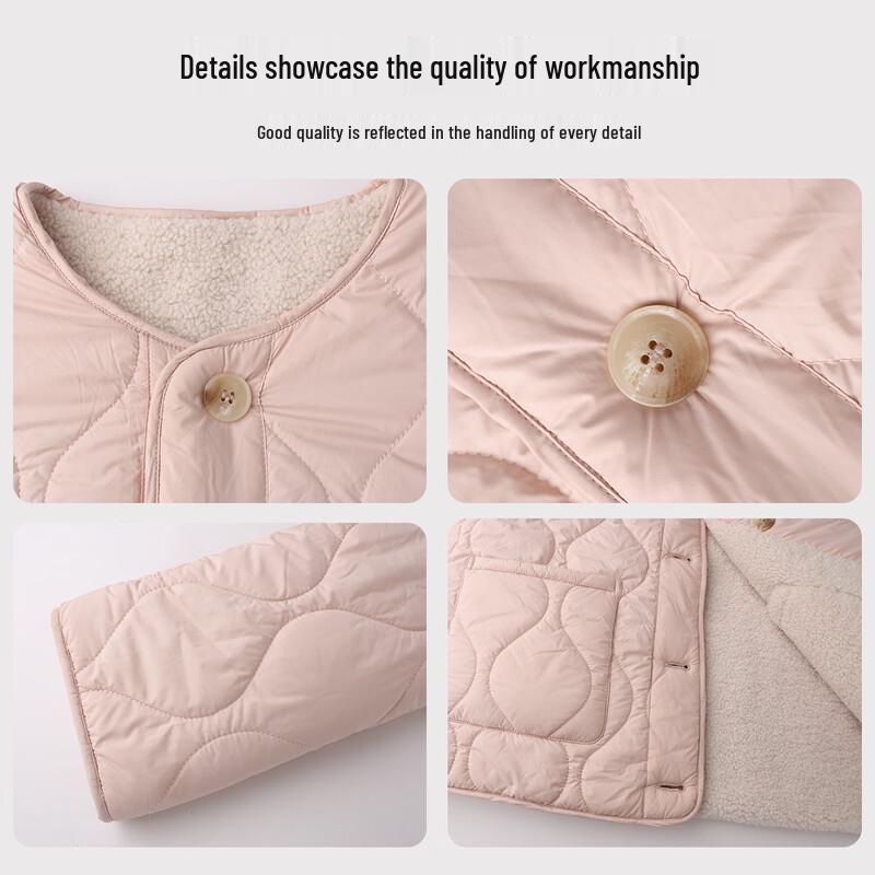 Women's Reversible Lamb Wool Warm Cotton Jacket