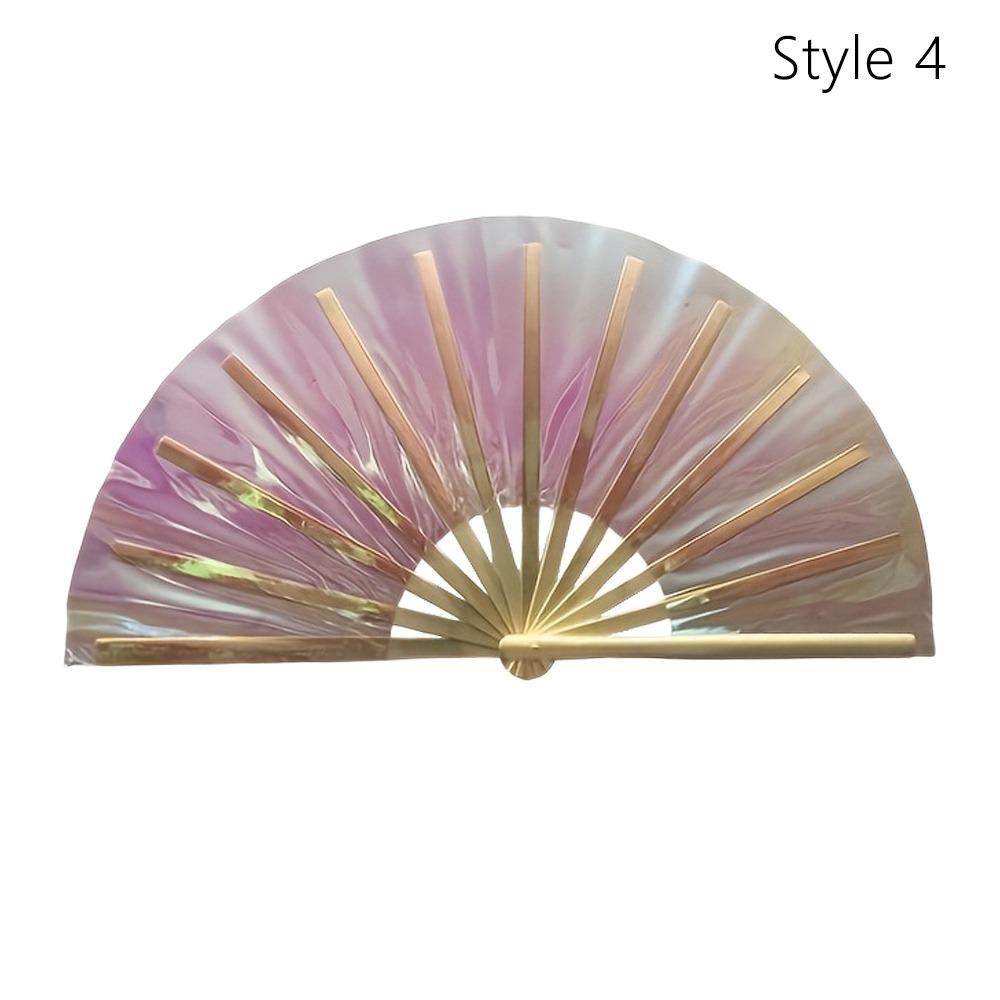 Foldable Tai Chi Fan Ten Inch Kung Fu Folding Fan  for Line Dancing, Parties, and Events