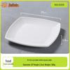 Berleian A5 Food Grade White Melamine Square Dining Plate
