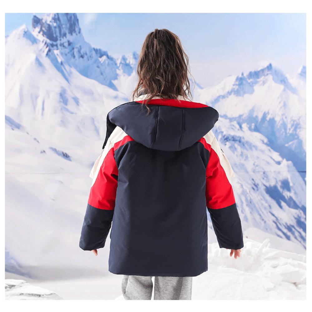 Doudoune pour enfants, salopette d'hiver pour garçons et filles, manteau épais, 2023