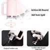 LMETJMA Silicone Spill Stopper Set For 30 40oz Tumbler Cups Included Round Cups Lid Spill Plug and Straw Cover Cap JT