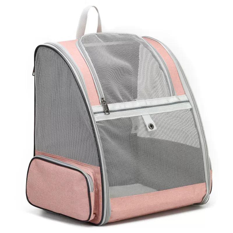 Summer Breathable Mesh Pet Backpack - Large Capacity Cat Carrier