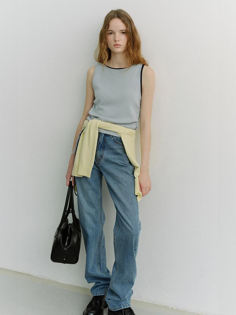 Deonseuteu Layering Knit Top_Udsw6A202_Soft Blue